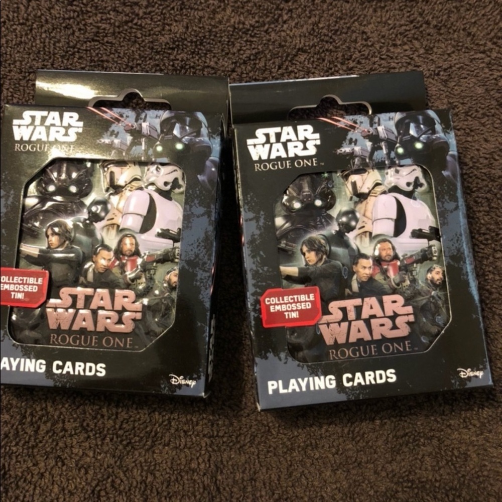 Star Wars Rogue One Playing Cards - Black and Green